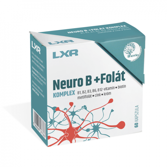 LXR NEURO B+FOLÁT KOMPLEX KAPSZULA ÚJ - 60X